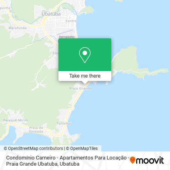 Condomínio Carneiro - Apartamentos Para Locação - Praia Grande Ubatuba map