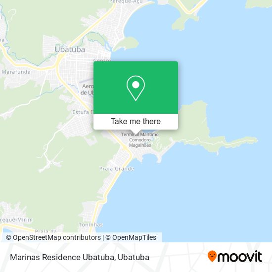 Marinas Residence Ubatuba map