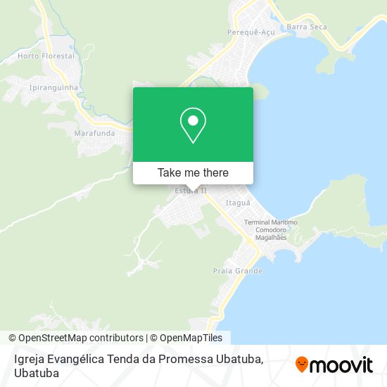Igreja Evangélica Tenda da Promessa Ubatuba map
