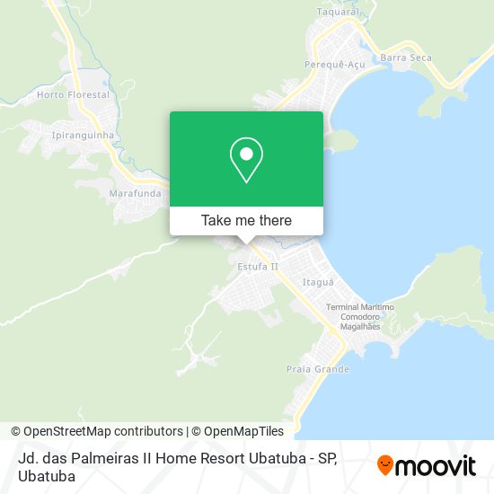 Jd. das Palmeiras II Home Resort Ubatuba - SP map