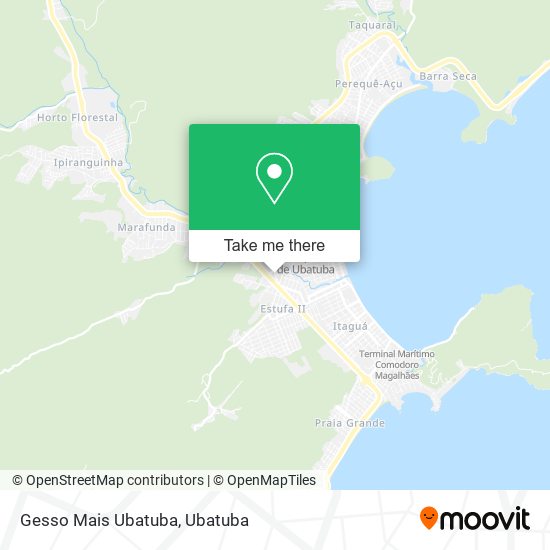 Gesso Mais Ubatuba map