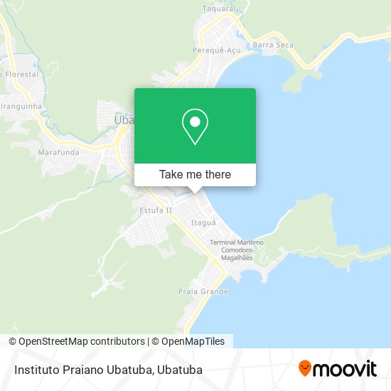 Mapa Instituto Praiano Ubatuba