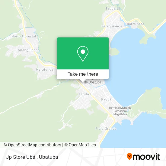 Jp Store Ubá. map