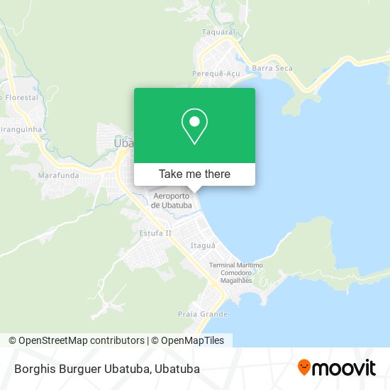 Borghis Burguer Ubatuba map