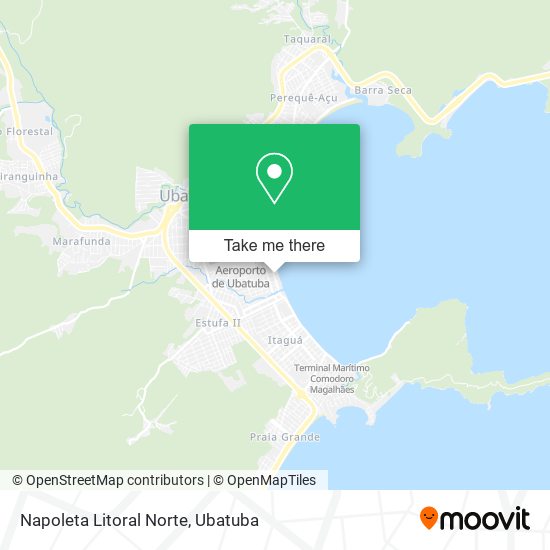 Napoleta Litoral Norte map