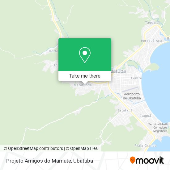 Projeto Amigos do Mamute map