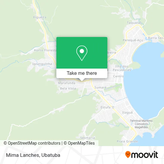 Mima Lanches map