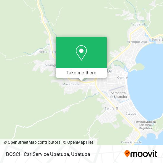 BOSCH Car Service Ubatuba map