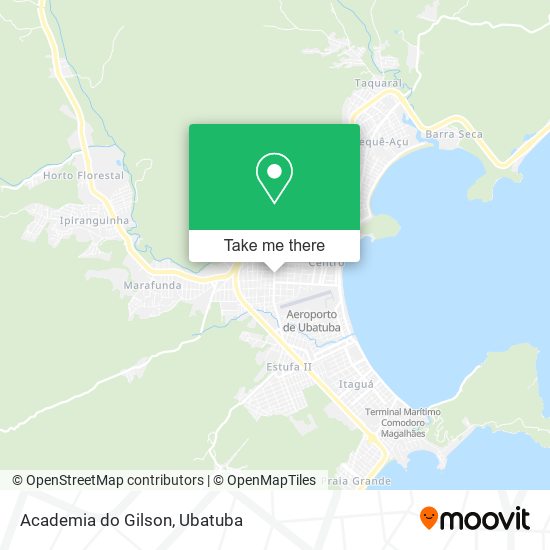 Mapa Academia do Gilson