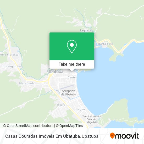 Mapa Casas Douradas Imóveis Em Ubatuba