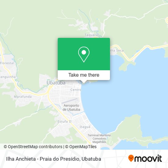 Ilha Anchieta - Praia do Presídio map