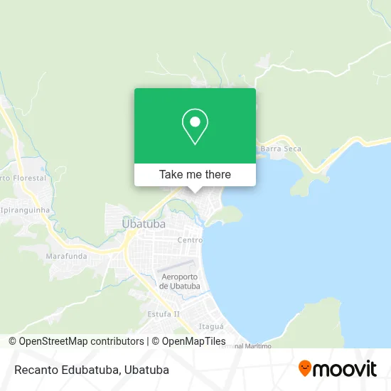 Recanto Edubatuba map