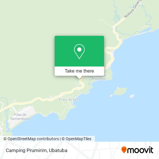 Camping Prumirim map