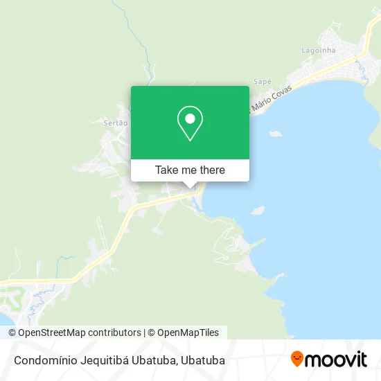 Condomínio Jequitibá Ubatuba map