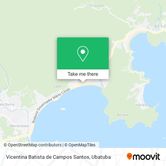 Vicentina Batista de Campos Santos map