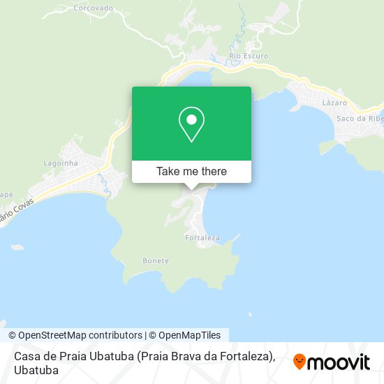 Casa de Praia Ubatuba (Praia Brava da Fortaleza) map