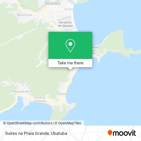 Suites na Praia Grande map