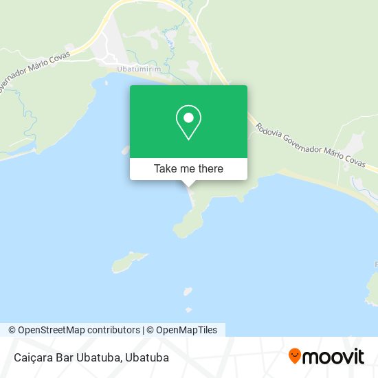 Caiçara Bar Ubatuba map