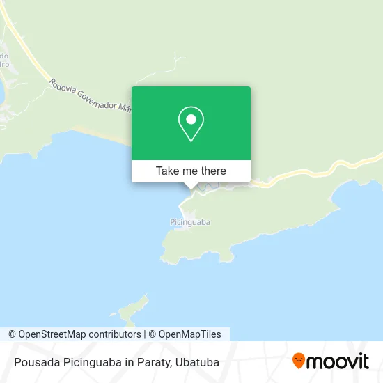 Pousada Picinguaba in Paraty map