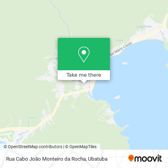Mapa Rua Cabo João Monteiro da Rocha