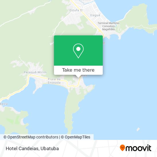 Hotel Candeias map