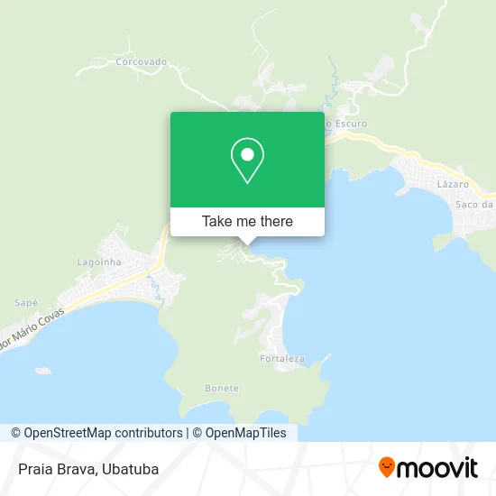 Praia Brava map