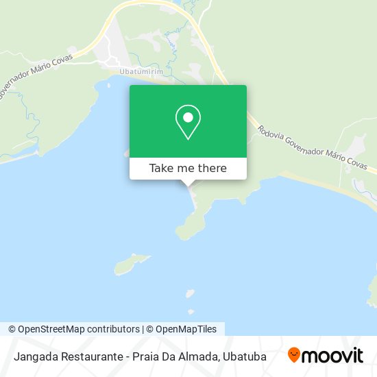 Mapa Jangada Restaurante - Praia Da Almada