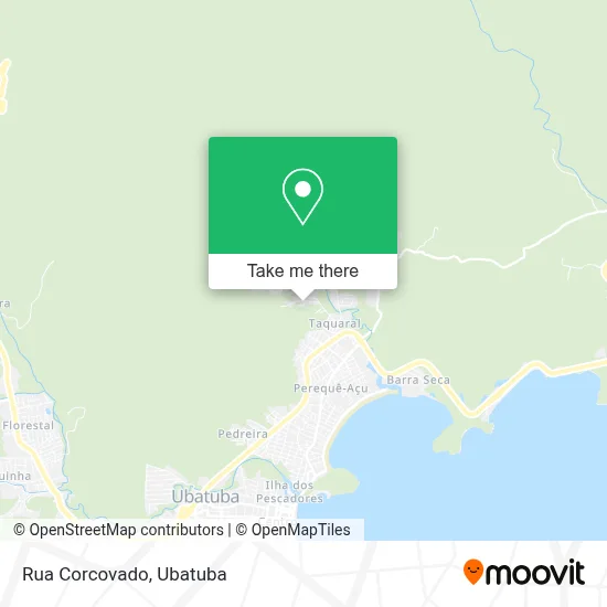 Rua Corcovado map
