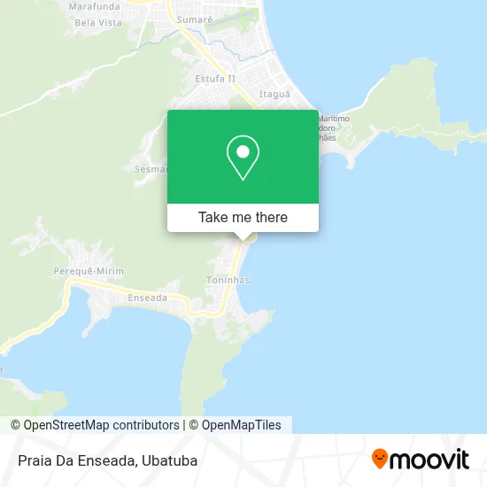 Praia Da Enseada map