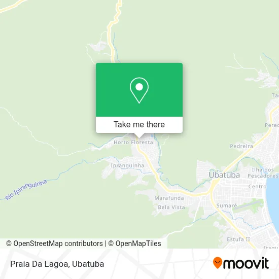 Praia Da Lagoa map