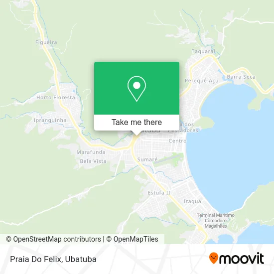 Praia Do Felix map