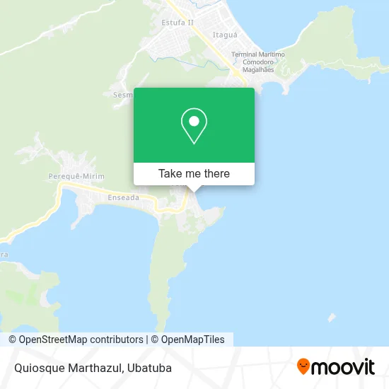 Quiosque Marthazul map