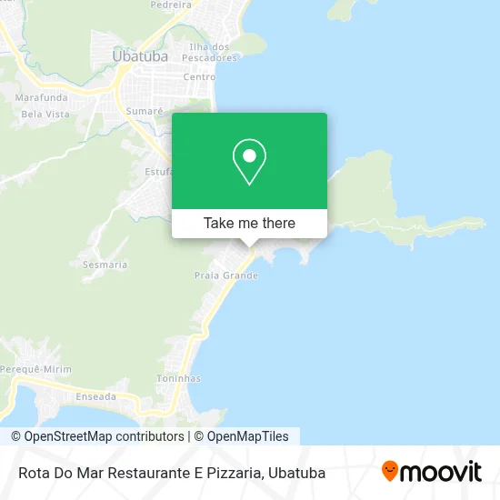 Rota Do Mar Restaurante E Pizzaria map