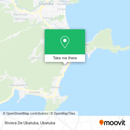 Riviera De Ubatuba map