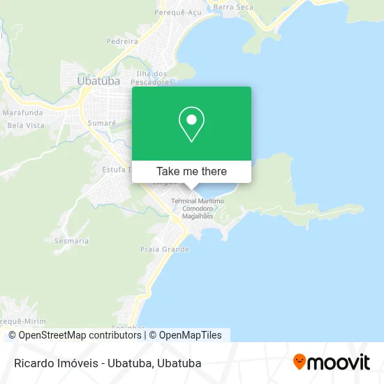 Ricardo Imóveis - Ubatuba map