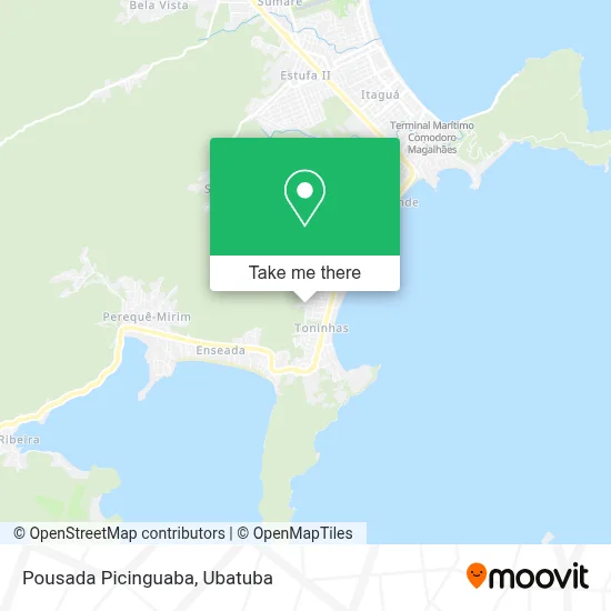 Pousada Picinguaba map