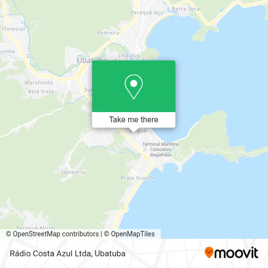 Rádio Costa Azul Ltda map