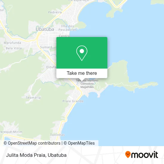 Julita Moda Praia map