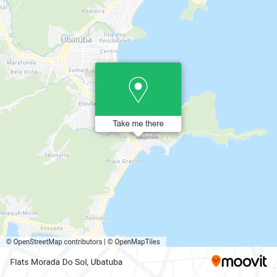 Flats Morada Do Sol map