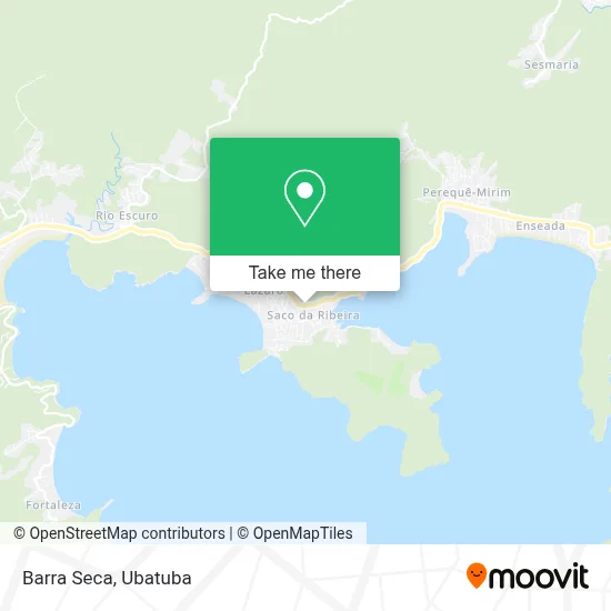 Barra Seca map