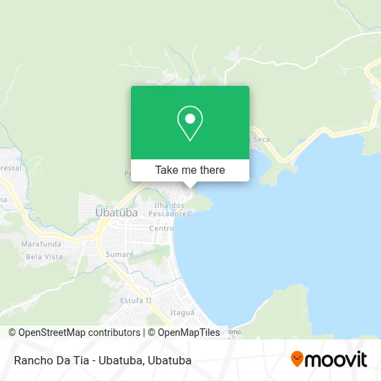 Rancho Da Tia - Ubatuba map