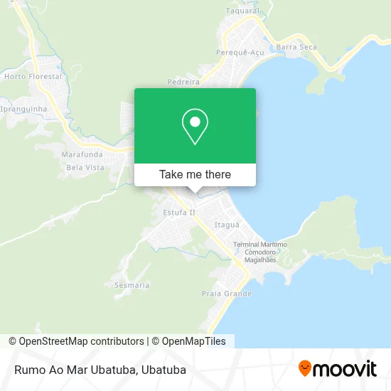 Rumo Ao Mar Ubatuba map