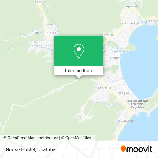Goose Hostel map