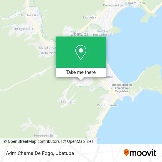 Adm  Chama De Fogo map