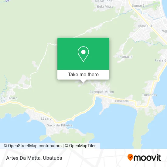 Artes Da Matta map