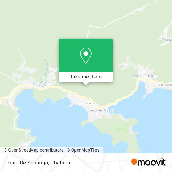 Praia De Sununga map