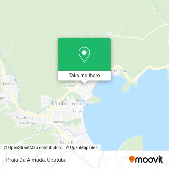 Praia Da Almada map