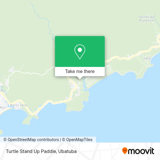 Turtle Stand Up Paddle map