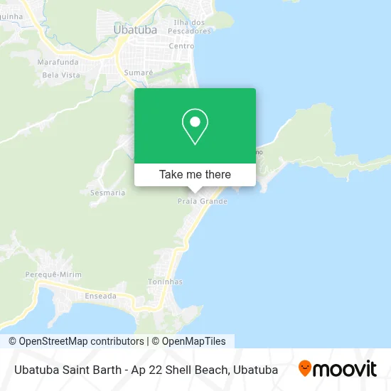 Ubatuba Saint Barth - Ap 22 Shell Beach map