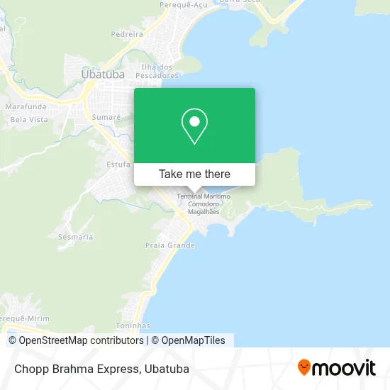 Chopp Brahma Express map